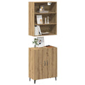 vidaXL Sideboard mit Wandschrank Artisan-Eiche Holzwerkstoff
