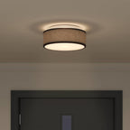vidaXL Deckenlampe mit Strahlern Schwarz 30 x 30 x 13,5 cm Stoff