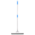 vidaXL Wasserschieber mit Stiel 45x122,5 cm Stahl und Gummi
