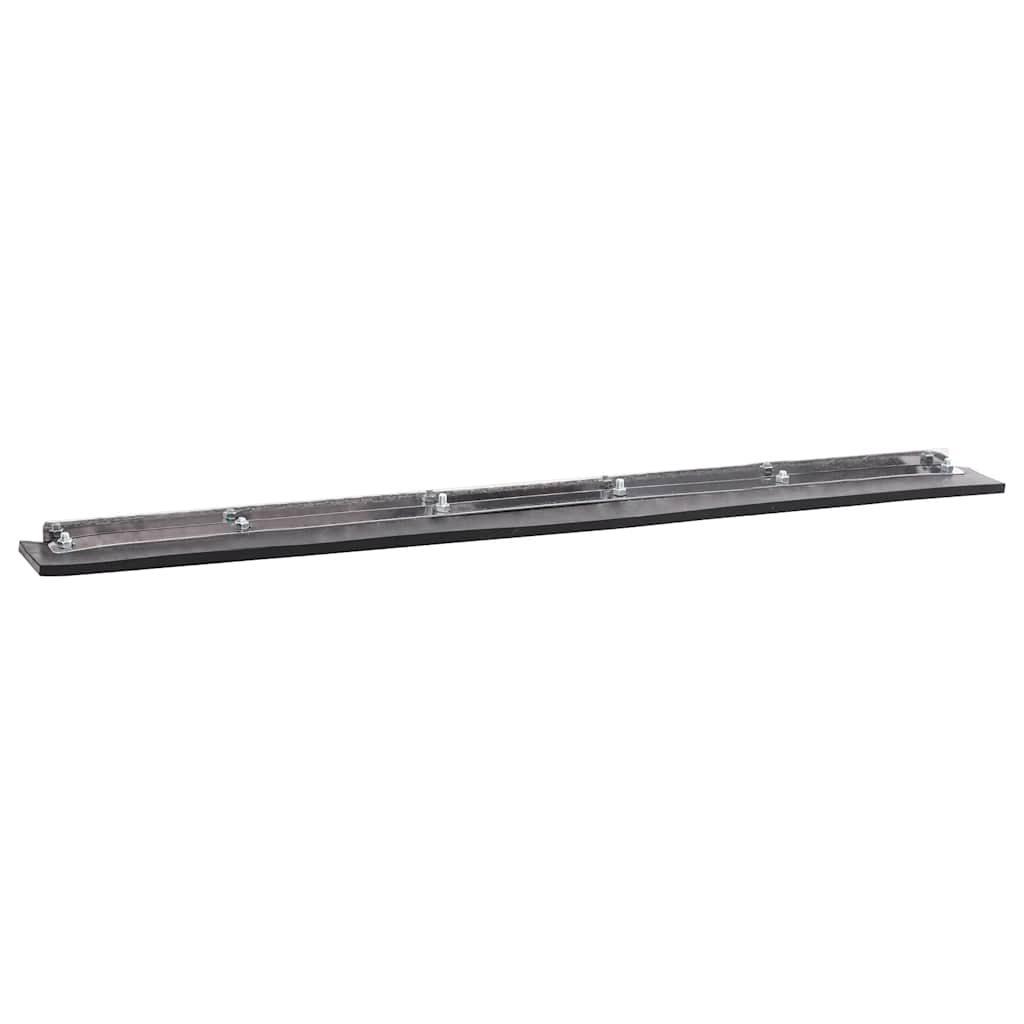 vidaXL Wasserschieber mit Stiel 45x122,5 cm Stahl und Gummi