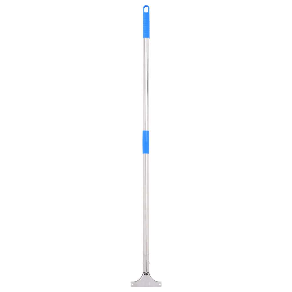 vidaXL Wasserschieber mit Stielen 5 Stk. 55x122,5 cm Stahl und Gummi