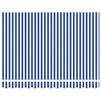 vidaXL Markisenersatzstoff Blau und Weiß 2,5 x 2 m Polyester