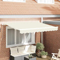 vidaXL Markisenersatzstoff Creme 2,5 x 2 m Polyester