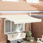 vidaXL Markisenersatzstoff Creme 2,5 x 2 m Polyester