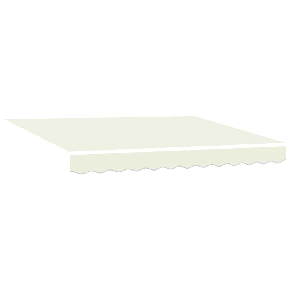 vidaXL Markisenersatzstoff Creme 2,5 x 2 m Polyester