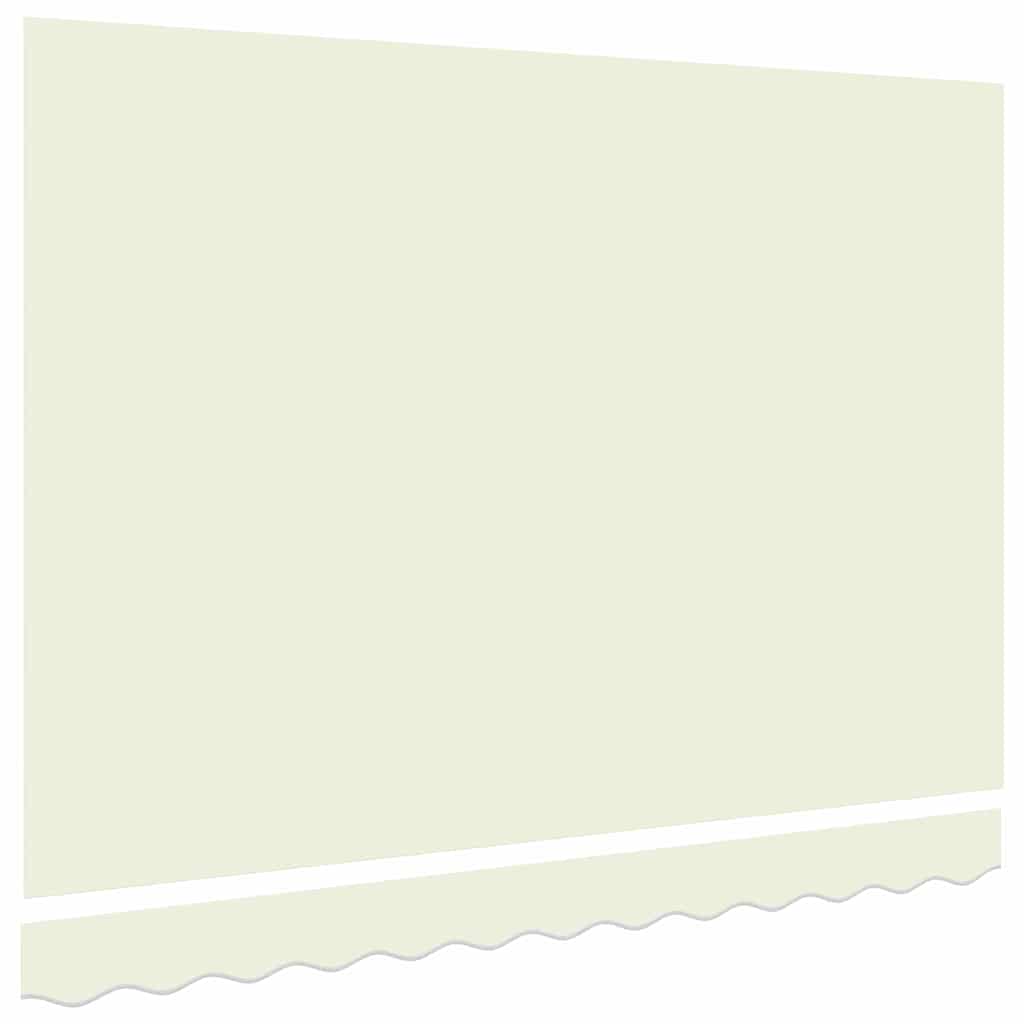 vidaXL Markisenersatzstoff Creme 2,5 x 2 m Polyester