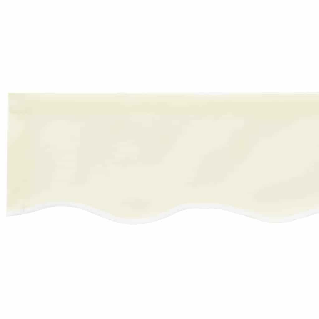 vidaXL Markisenschürzen-Ersatz Creme Streifen 2,5 m Polyester
