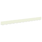 vidaXL Markisenschürzen-Ersatz Creme Streifen 2,5 m Polyester