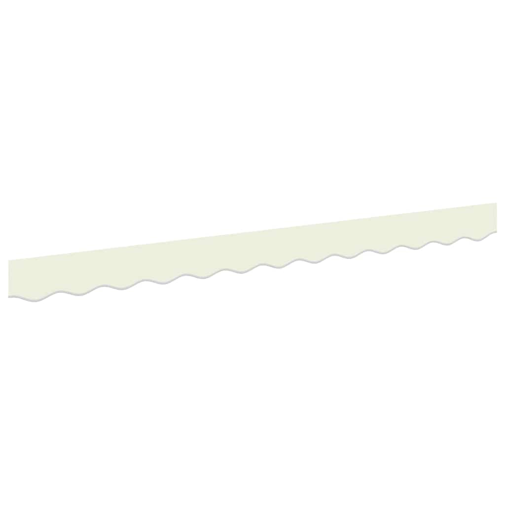 vidaXL Markisenschürzen-Ersatz Creme Streifen 2,5 m Polyester