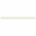 vidaXL Markisenschürzen-Ersatz Creme Streifen 2,5 m Polyester