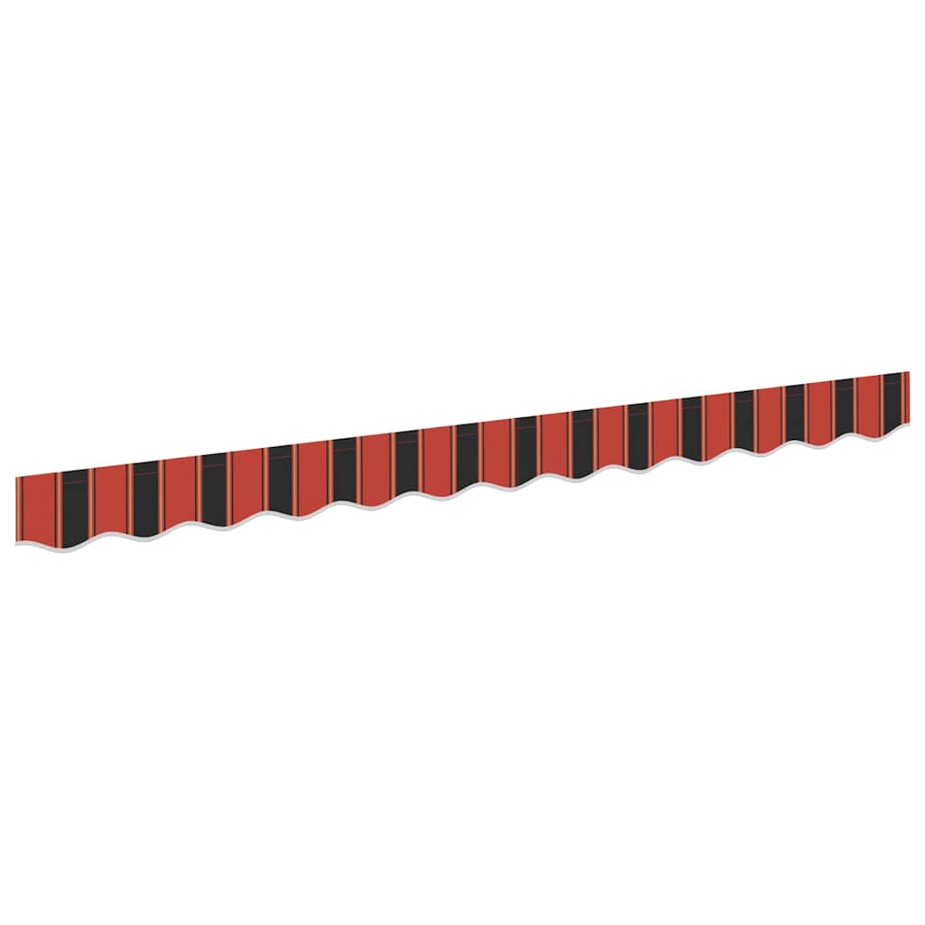 vidaXL Markisenschürzen-Ersatz Orange / Schwarz / Gelb 2,5 m Polyester