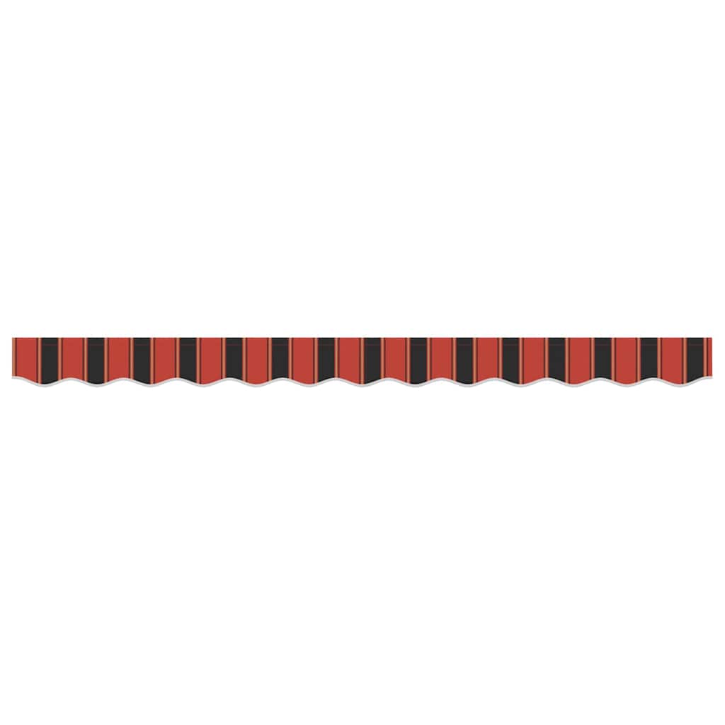 vidaXL Markisenschürzen-Ersatz Orange / Schwarz / Gelb 2,5 m Polyester