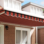 vidaXL Markisenschürzen-Ersatz Orange / Schwarz / Gelb 480 x 20 cm