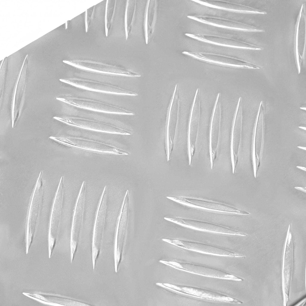 vidaXL Treppe Tritt 15 pcs Silber 60 x 18 x 2,5 cm Aluminium