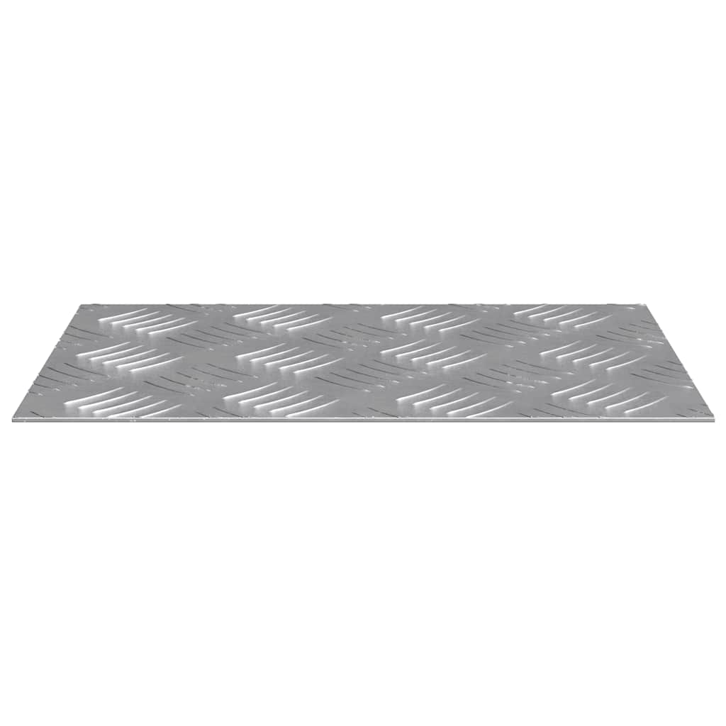 vidaXL Treppe Tritt Rechtwinklig 2 pcs Silber 30 x 20 cm Aluminium