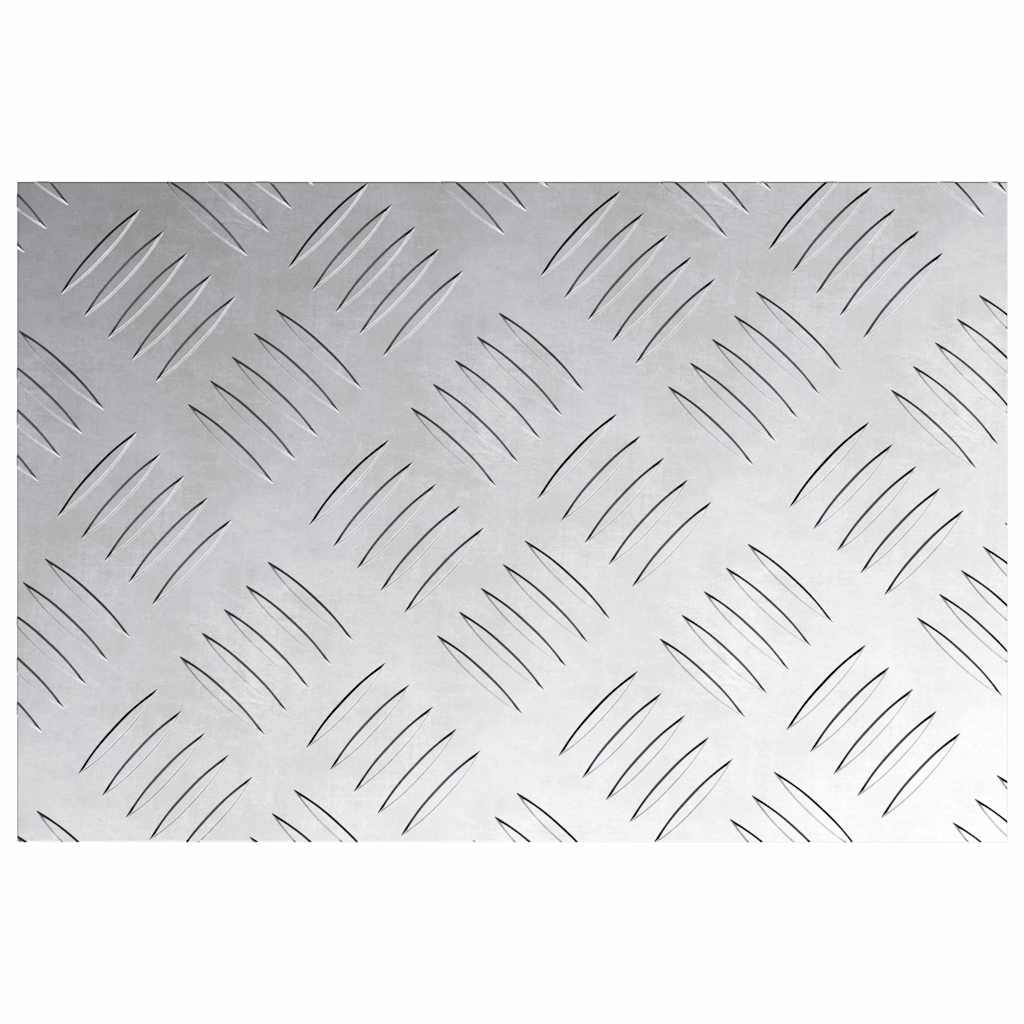 vidaXL Treppe Tritt Rechtwinklig 4 pcs Silber 30 x 20 cm Aluminium