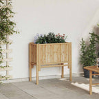vidaXL Hochbeet Braun 70 x 35 x 70 cm Bambus