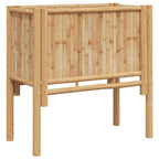 vidaXL Hochbeet Braun 70 x 35 x 70 cm Bambus