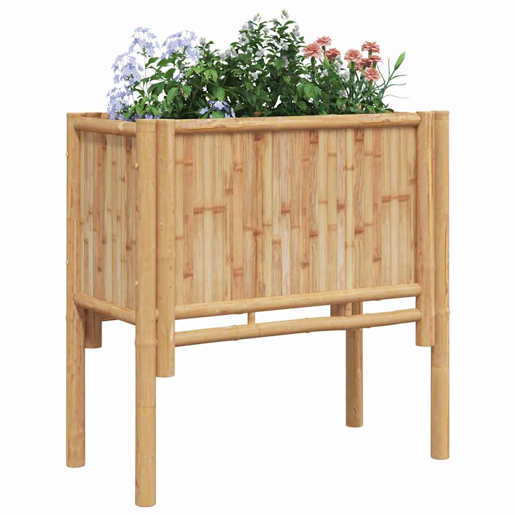 vidaXL Hochbeet Braun 70 x 35 x 70 cm Bambus
