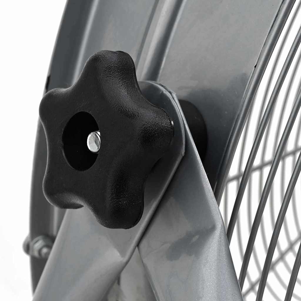 vidaXL Trommelventilator Mit Rad Silber 73 x 42 x 70 cm Aluminium
