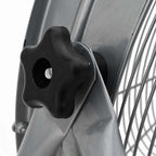 vidaXL Trommelventilator Mit Rad Silber 73 x 42 x 70 cm Aluminium