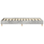 vidaXL Bettrahmen Beton Grau 203 x 93 x 25 cm Holzwerkstoff