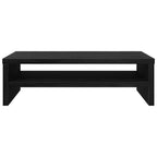 vidaXL Monitorständer Schwarze Eiche 42x24x13 cm Holzwerkstoff