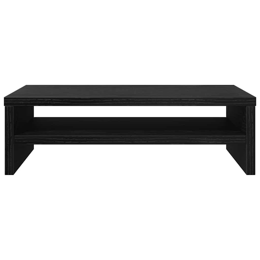 vidaXL Monitorständer Schwarze Eiche 42x24x13 cm Holzwerkstoff