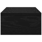 vidaXL Monitorständer Schwarze Eiche 42x24x13 cm Holzwerkstoff