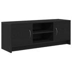 vidaXL TV-Schrank Eiche schwarz 102x30x37,5 cm Holzwerkstoff