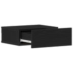 vidaXL Schwebende Nachttische 2 Stück Schwarze Eiche 40 x 32 x 15 cm Holzwerkstoff