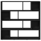 vidaXL Bücherschrank/Raumteiler Eiche schwarz 105x24x102 cm