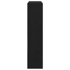 vidaXL Bücherschrank/Raumteiler Eiche schwarz 105x24x102 cm