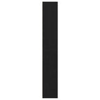 vidaXL Bücherregal Eiche Schwarz 40 x 30 x 189 cm Holzwerkstoff