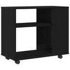 vidaXL Beistelltisch Schwarze Eiche 70 x 35 x 60 cm Holzwerkstoff