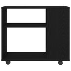 vidaXL Beistelltisch Schwarze Eiche 70 x 35 x 60 cm Holzwerkstoff