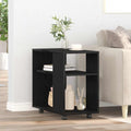 vidaXL Beistelltisch Schwarze Eiche 70 x 35 x 60 cm Holzwerkstoff
