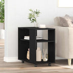 vidaXL Beistelltisch Schwarze Eiche 70 x 35 x 60 cm Holzwerkstoff