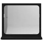 vidaXL Badspiegel Schwarz Eichen-Optik 40x10,5x37 cm Holzwerkstoff