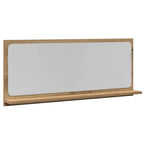 vidaXL Spiegelablage Artisan-Eiche 90 x 10,5 x 37 cm Holzwerkstoff
