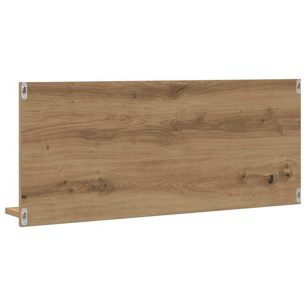 vidaXL Spiegelablage Artisan-Eiche 90 x 10,5 x 37 cm Holzwerkstoff