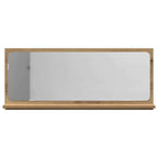 vidaXL Spiegelablage Artisan-Eiche 90 x 10,5 x 37 cm Holzwerkstoff