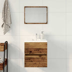 vidaXL | Spülenunterschrank | Altholz 41 x 38.5 x 45 cm Holzwerkstoff