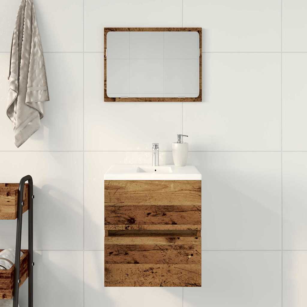 vidaXL | Spülenunterschrank | Altholz 41 x 38.5 x 45 cm Holzwerkstoff