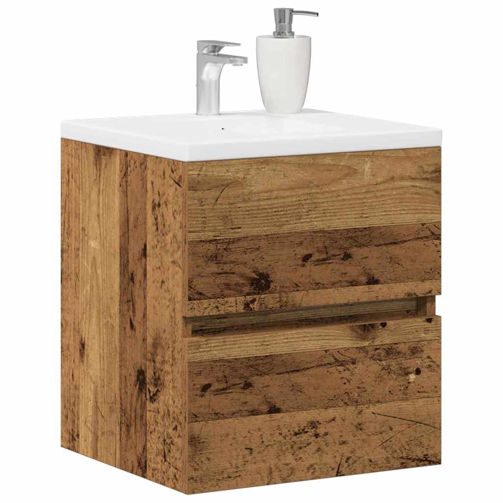 vidaXL | Spülenunterschrank | Altholz 41 x 38.5 x 45 cm Holzwerkstoff