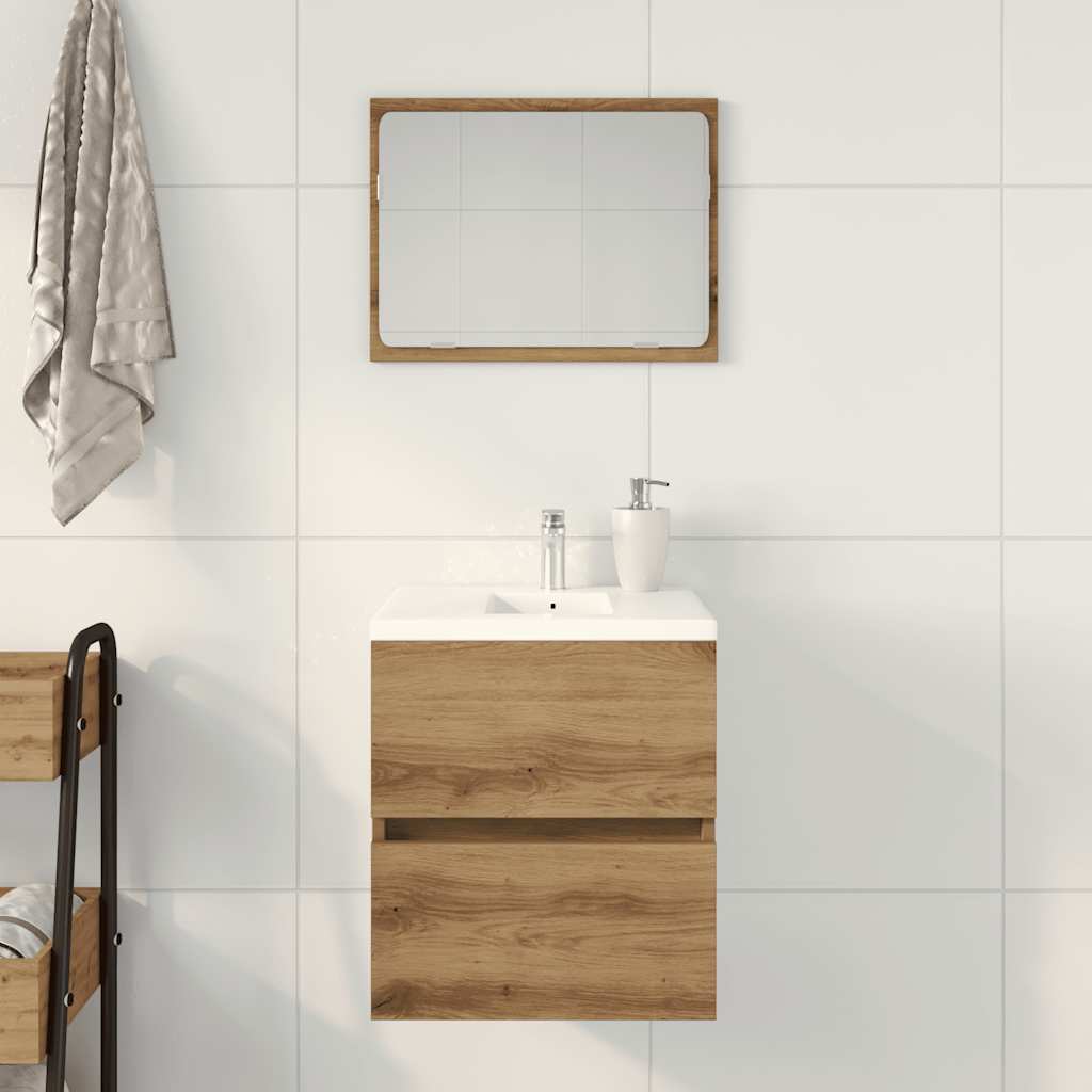 vidaXL Waschbeckenunterschrank Artisan Oak 41x38,5x45 cm Holzwerkstoff