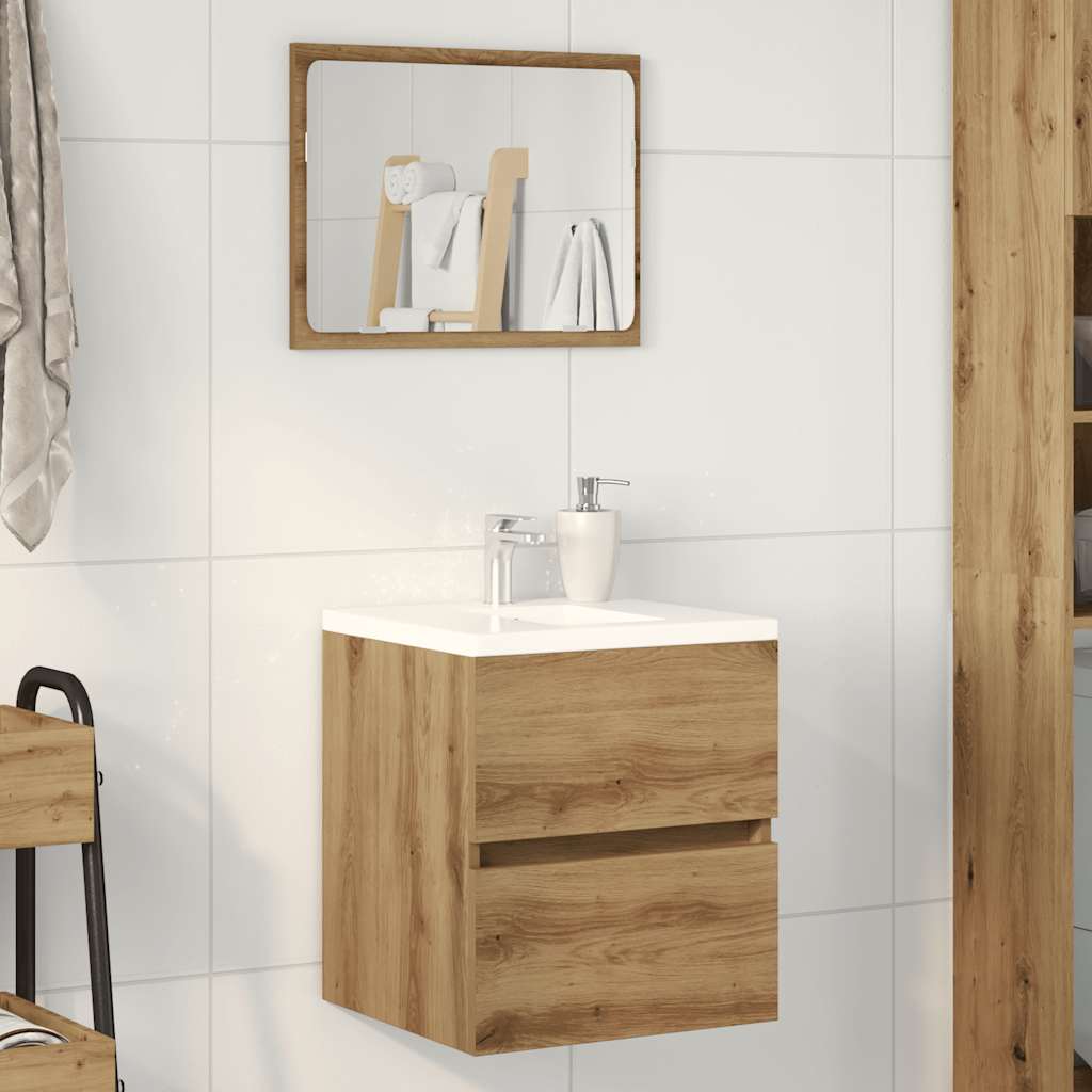 vidaXL Waschbeckenunterschrank Artisan Oak 41x38,5x45 cm Holzwerkstoff