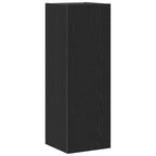 vidaXL Wand-TV-Schrank 2 pcs Schwarz Eichen-Optik 30,5 x 28,5 x 90 cm