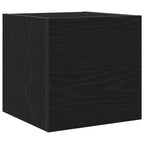 vidaXL Wandmontiertes TV-Regal 2 pcs Schwarze Eiche 30,5 x 30 x 30 cm