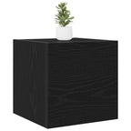 vidaXL Wandmontiertes TV-Regal 2 pcs Schwarze Eiche 30,5 x 30 x 30 cm